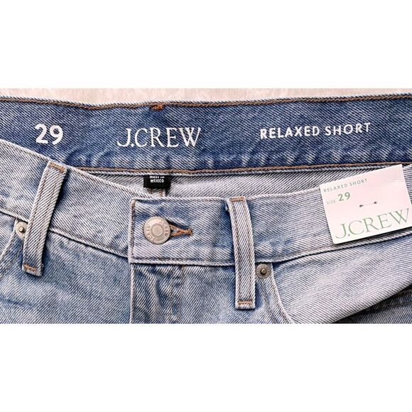 NWT J. Crew Relaxed Denim Short in Chestnut Wash, Size 29 - Picture 9 of 16